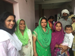 Rebecca Shah on far left