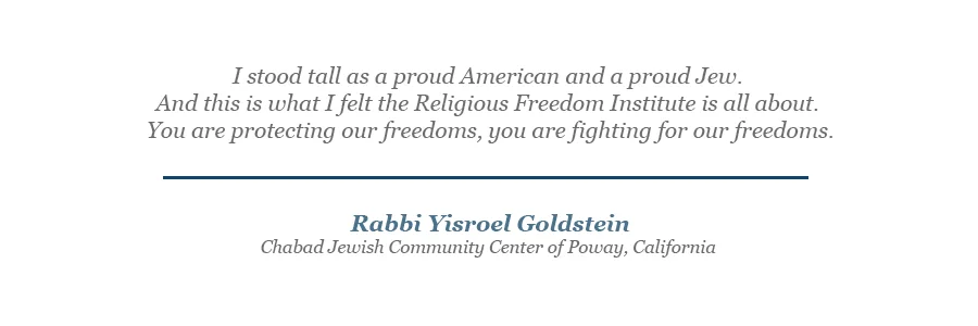  At the Freedom of Religious Institutions in Society (FORIS) project launch event 