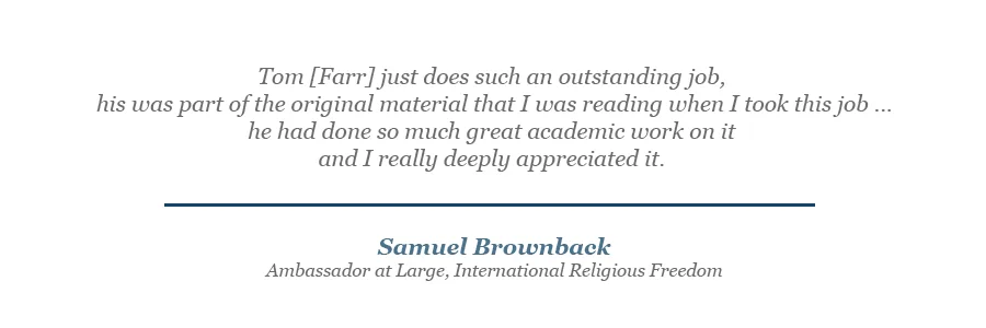  At the   Commemorating the 20th Anniversary of the International Religious Freedom Act     event 