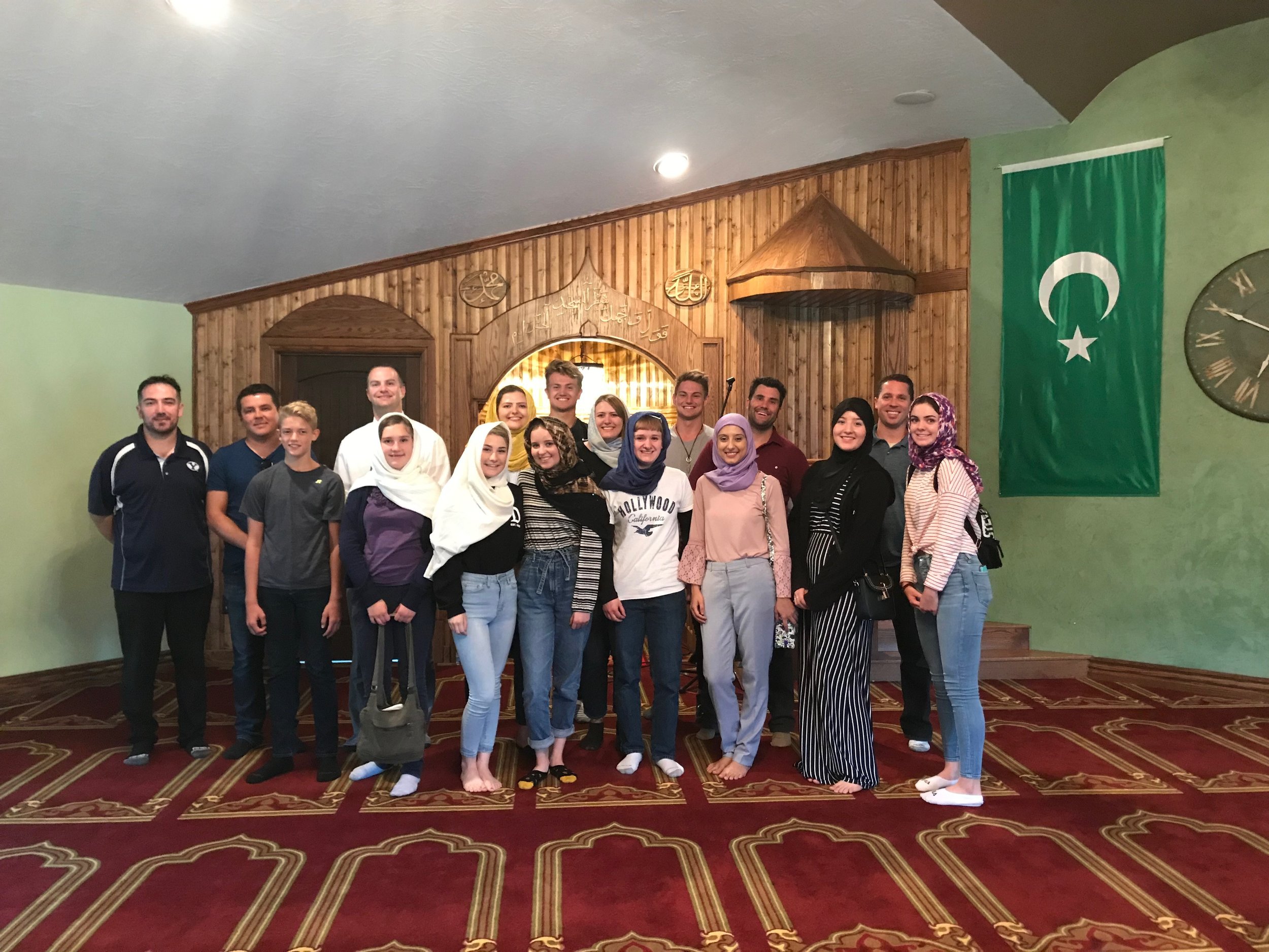 Youth from LDS and Bosnian American Muslim communities work together on common project in Salt Lake City, Utah.