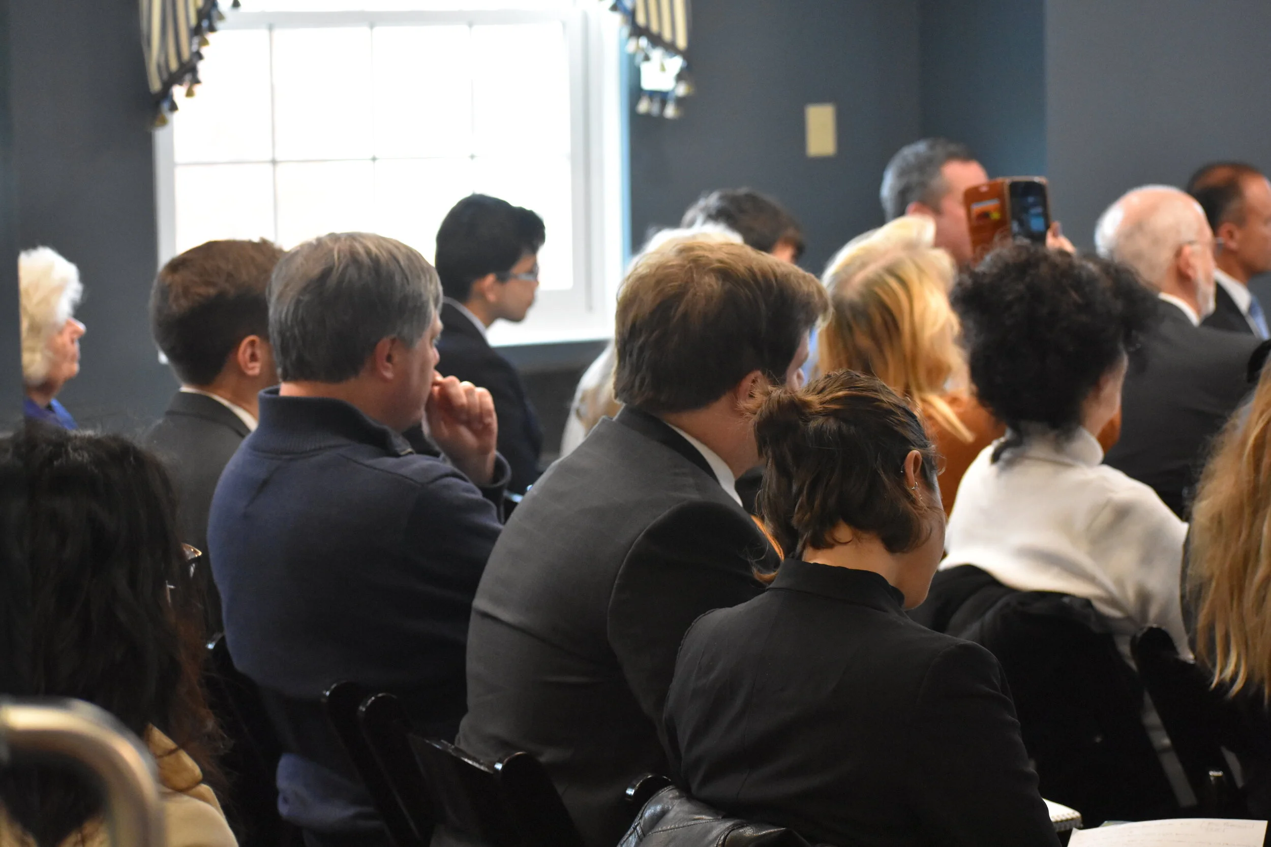 The event, hosted at RFI’s new office space on Capitol Hill, included a reception and Q&amp;A for the guests.