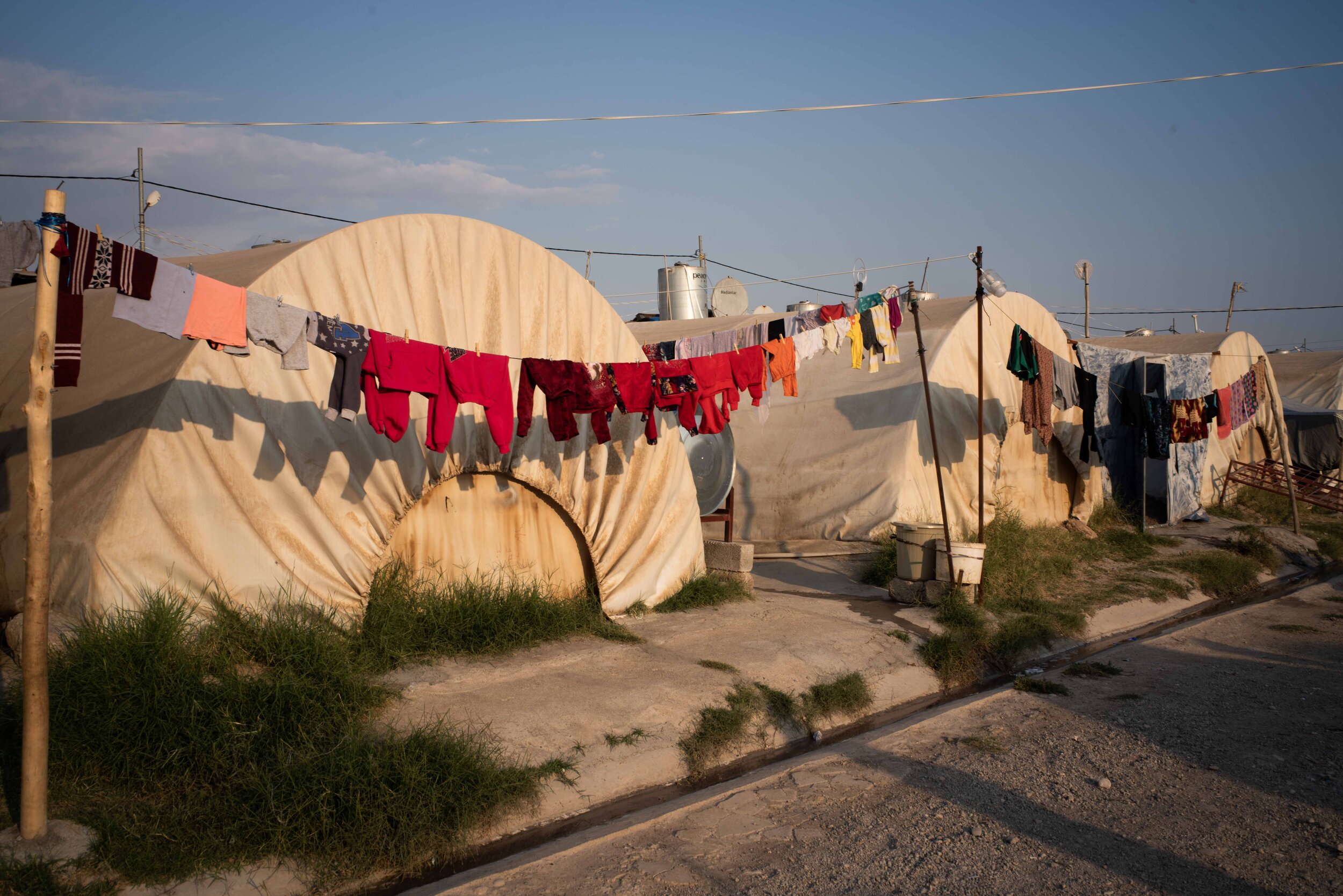 Family residences in a Yazidi IDP camp in Iraq.  Credit: Alice Aedy/Nobody's Listening