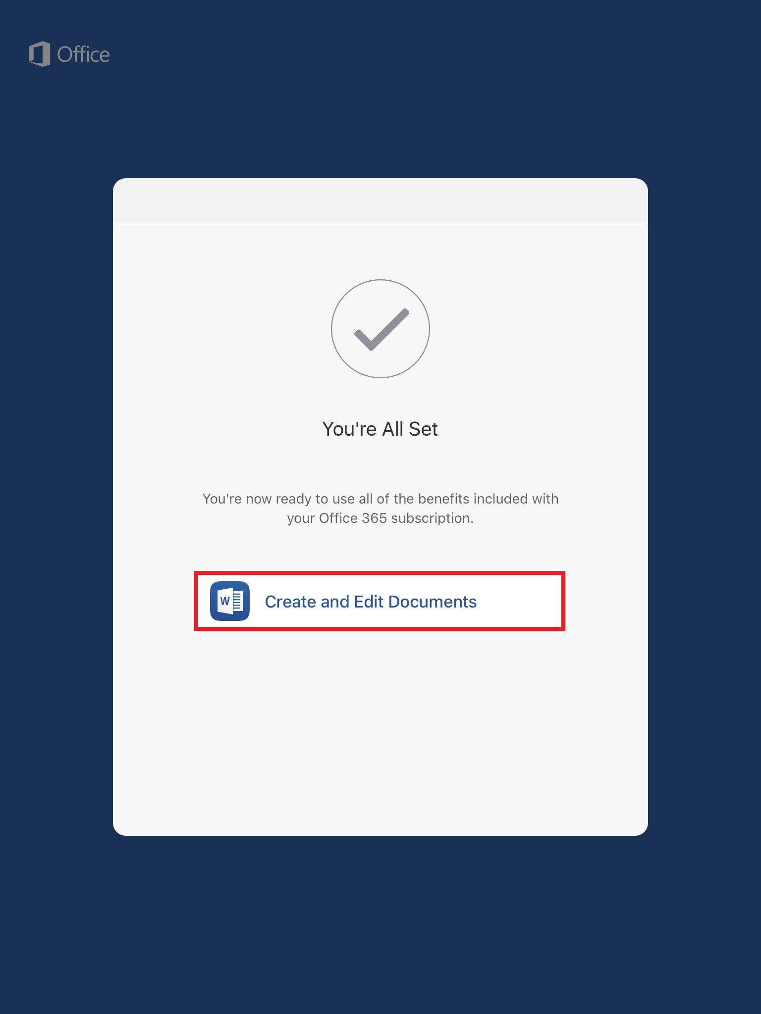 130_Tap "Create and Edit Documents"