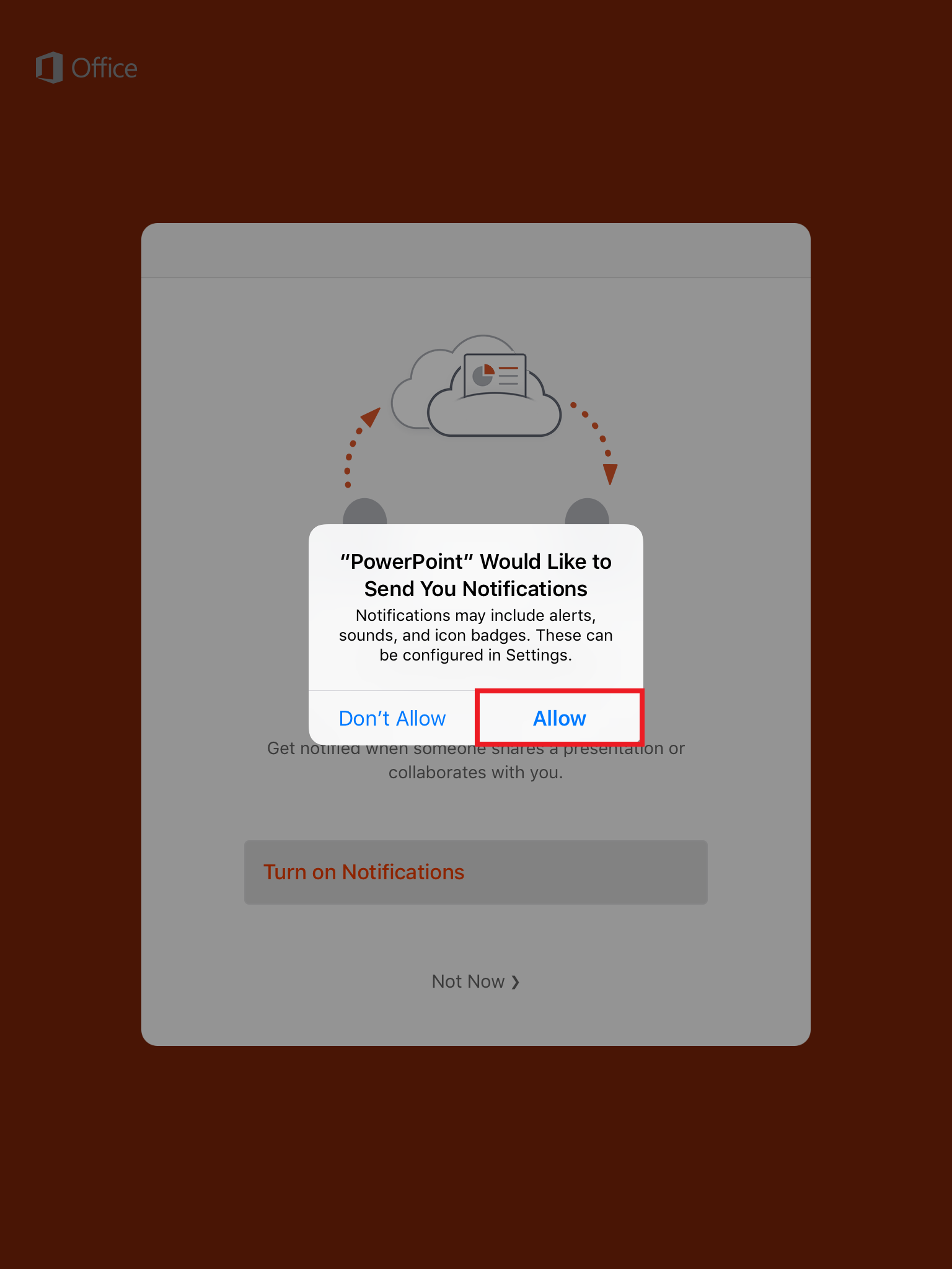 141_Tap "Allow"