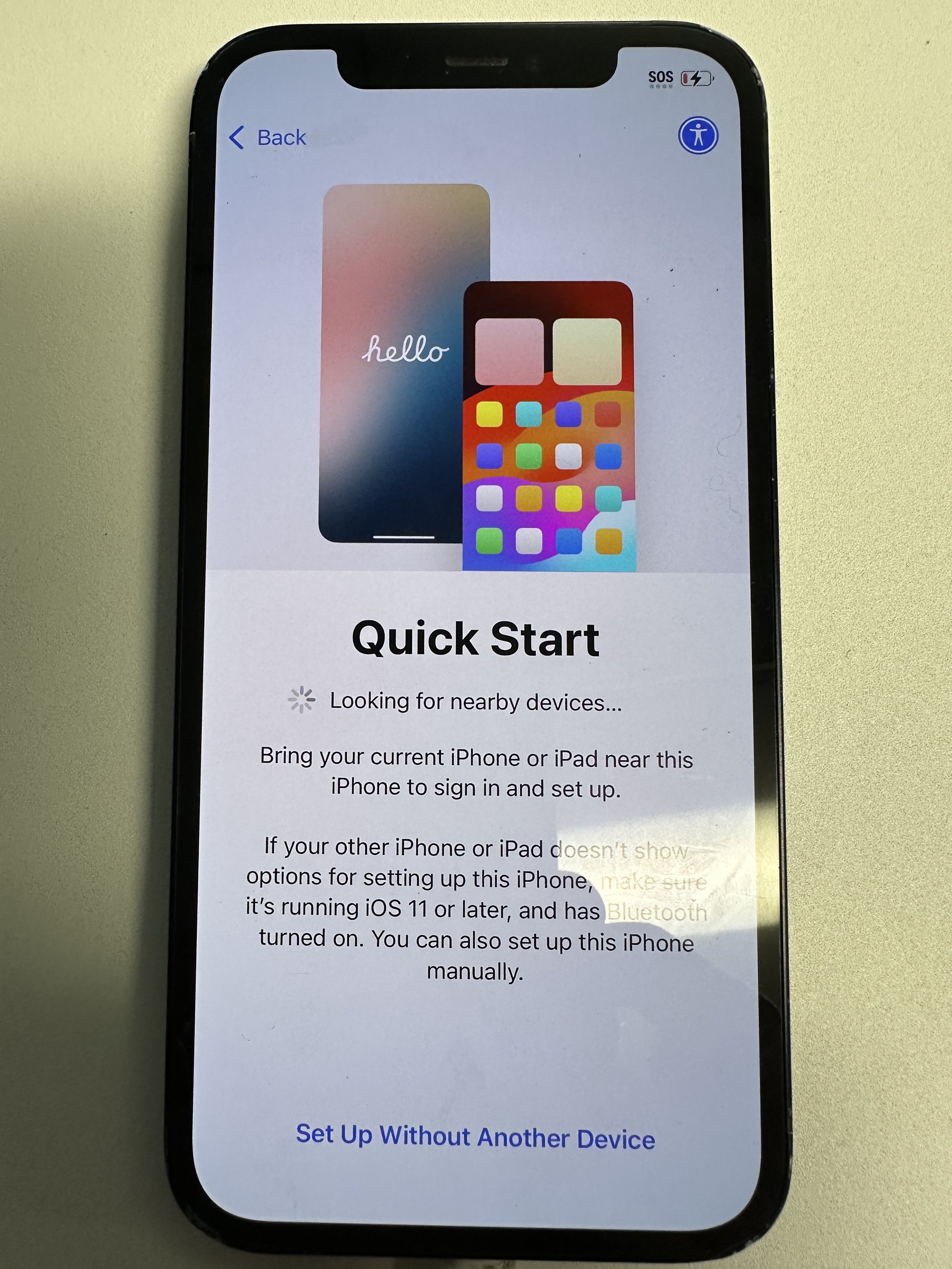 recommended to set up without another device unless if doing upgrade from non-broken device. This does NOT let you skip SecureMobile setup.