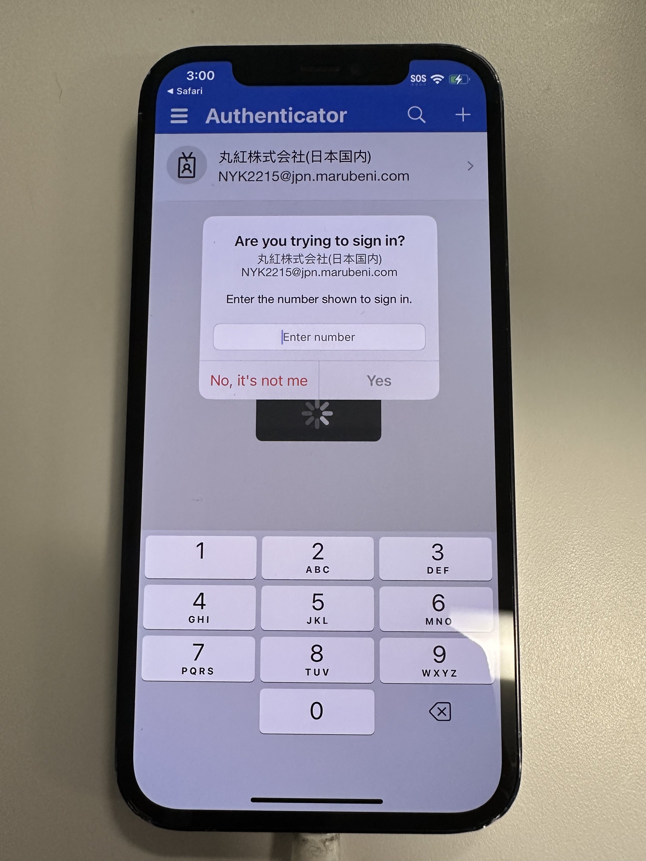  enter the code from the previous Edge prompt. 