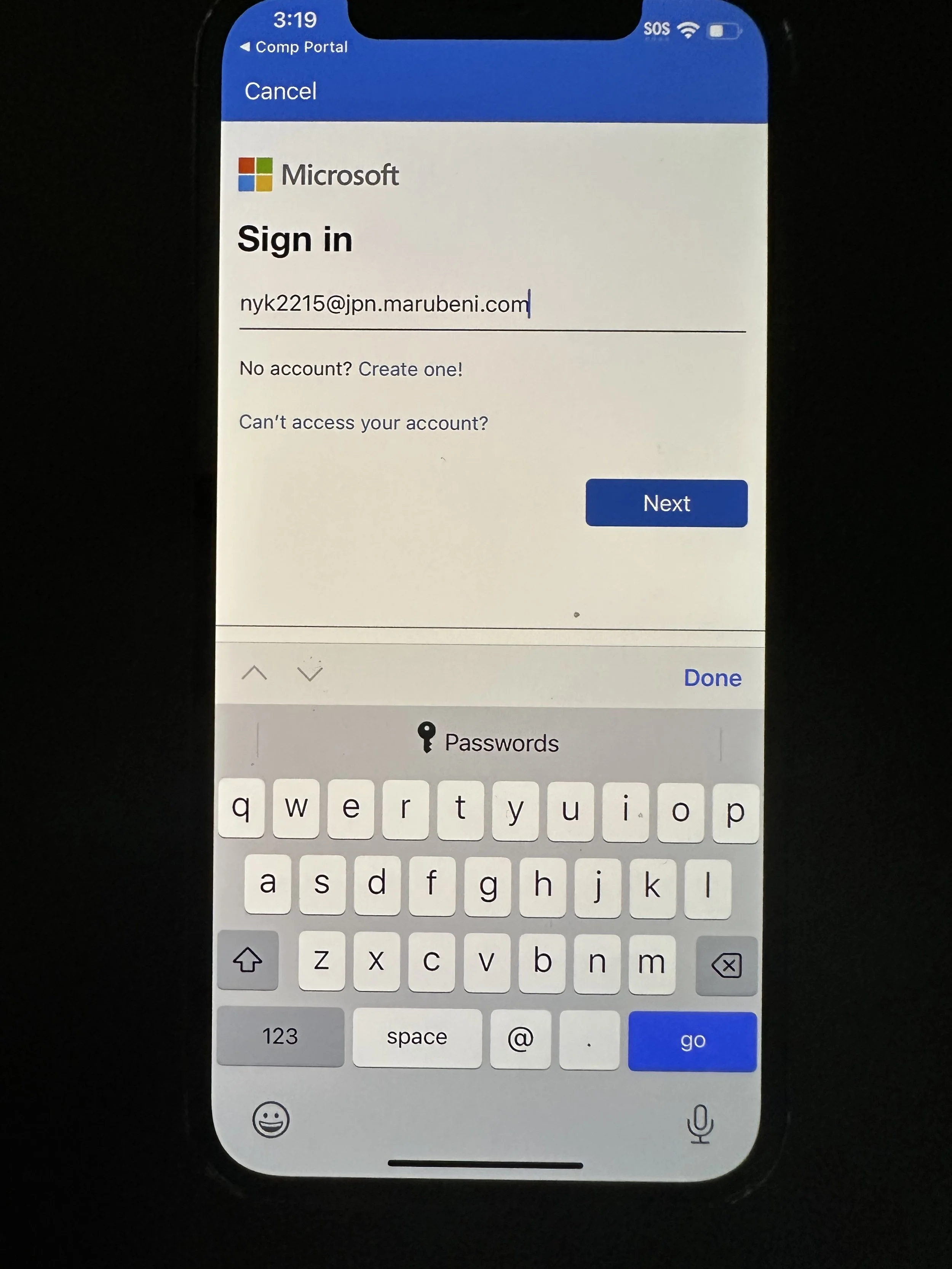  enter PC/VDI ID@jpn.marubeni.com 