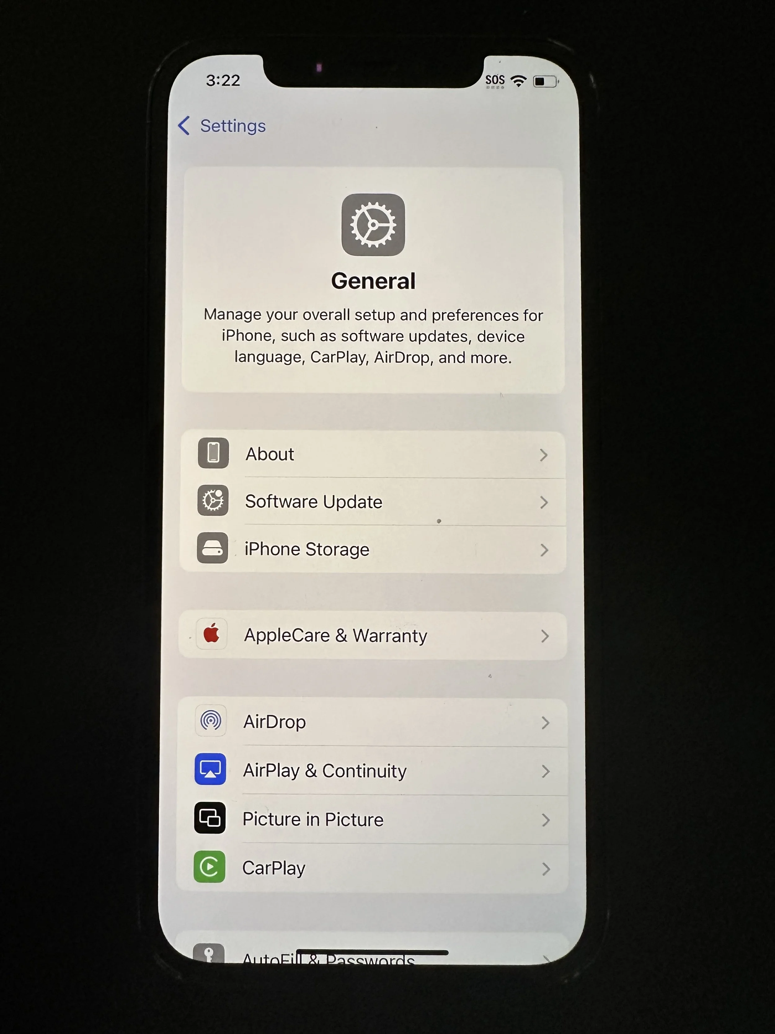  scroll down/swipe up 