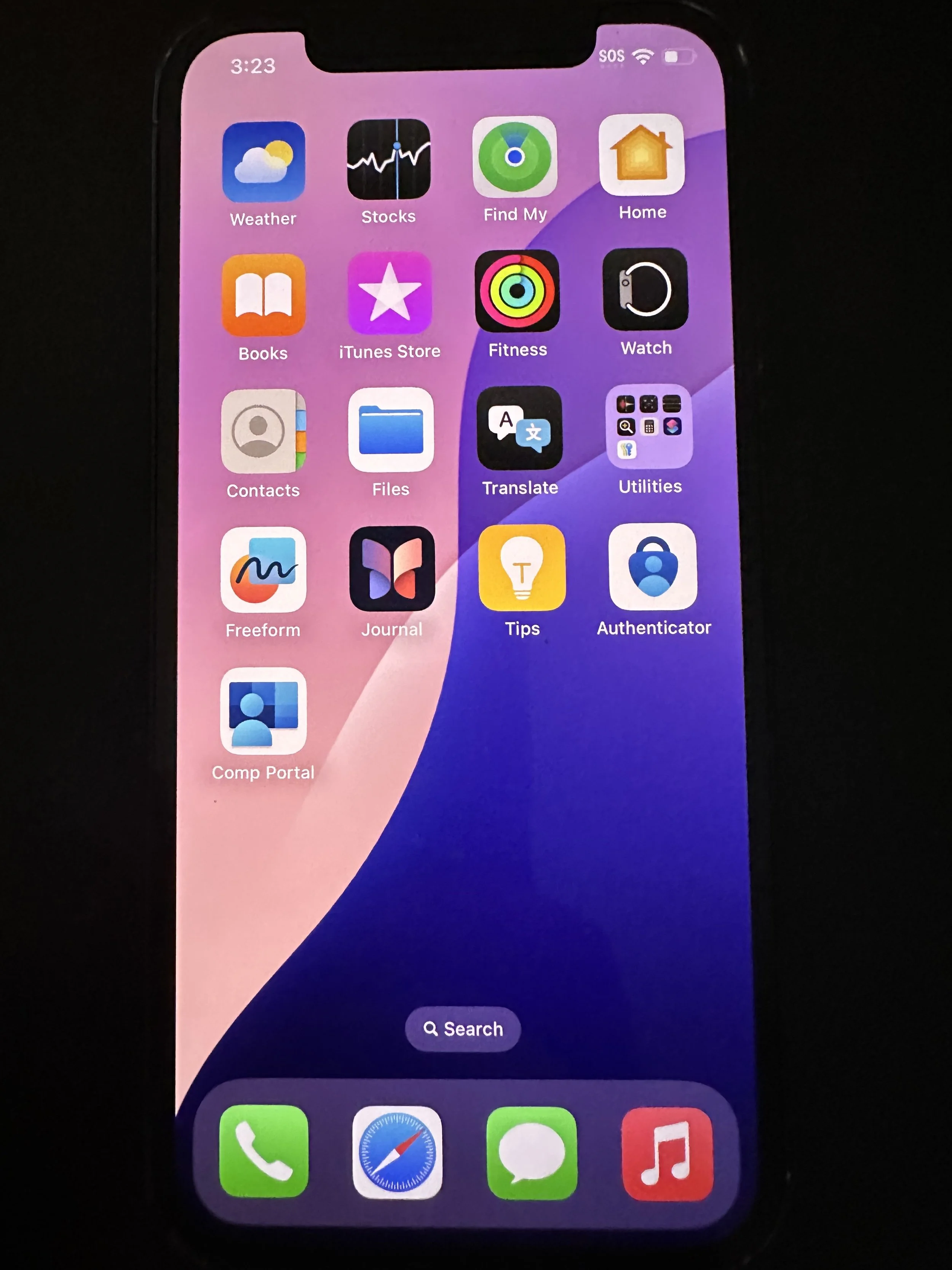  swipe up to go back to your home screen and tap Comp Portal 