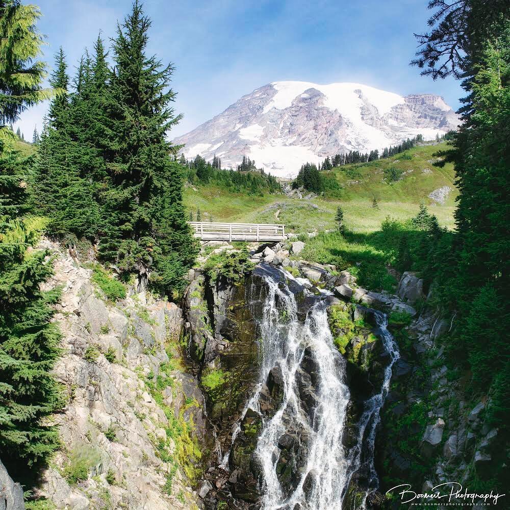 What a Difference a Week Can Make! I took this photo last weekend at Mt. Rainier on a perfect summer day. It was around 75 degrees and clear when I took this pretty iconic photo of the mountain. One week later I&rsquo;m locked up in the house because