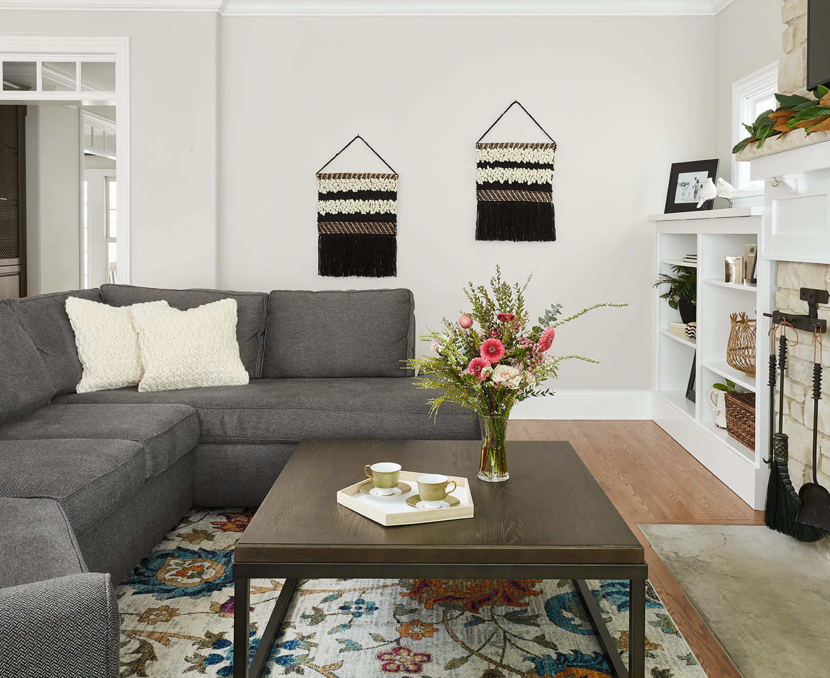 Living Room - Interior Design - Art Curation by Paula Interiors