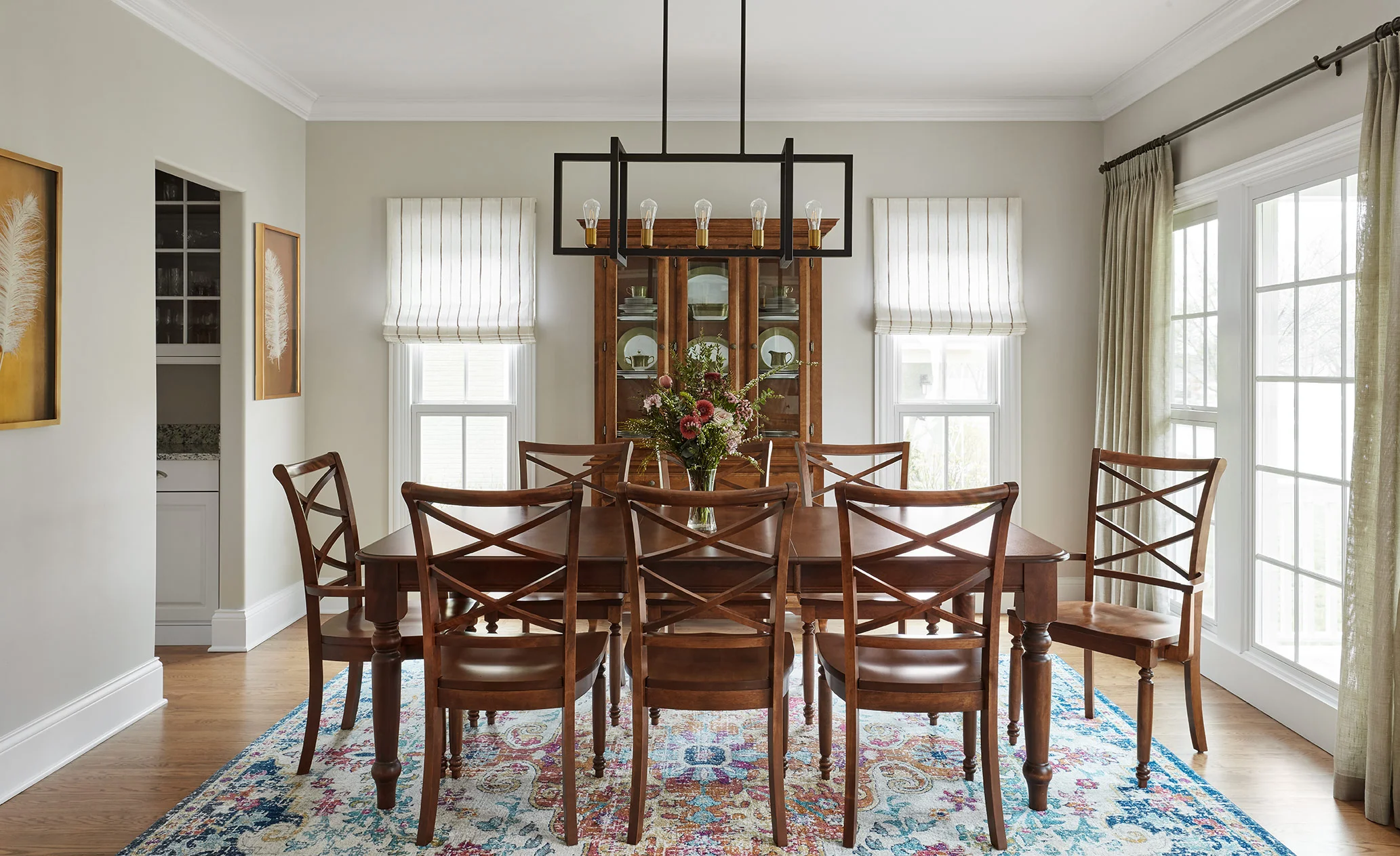 Dining Room - Interior Design- Art Curation by Paula Interiors
