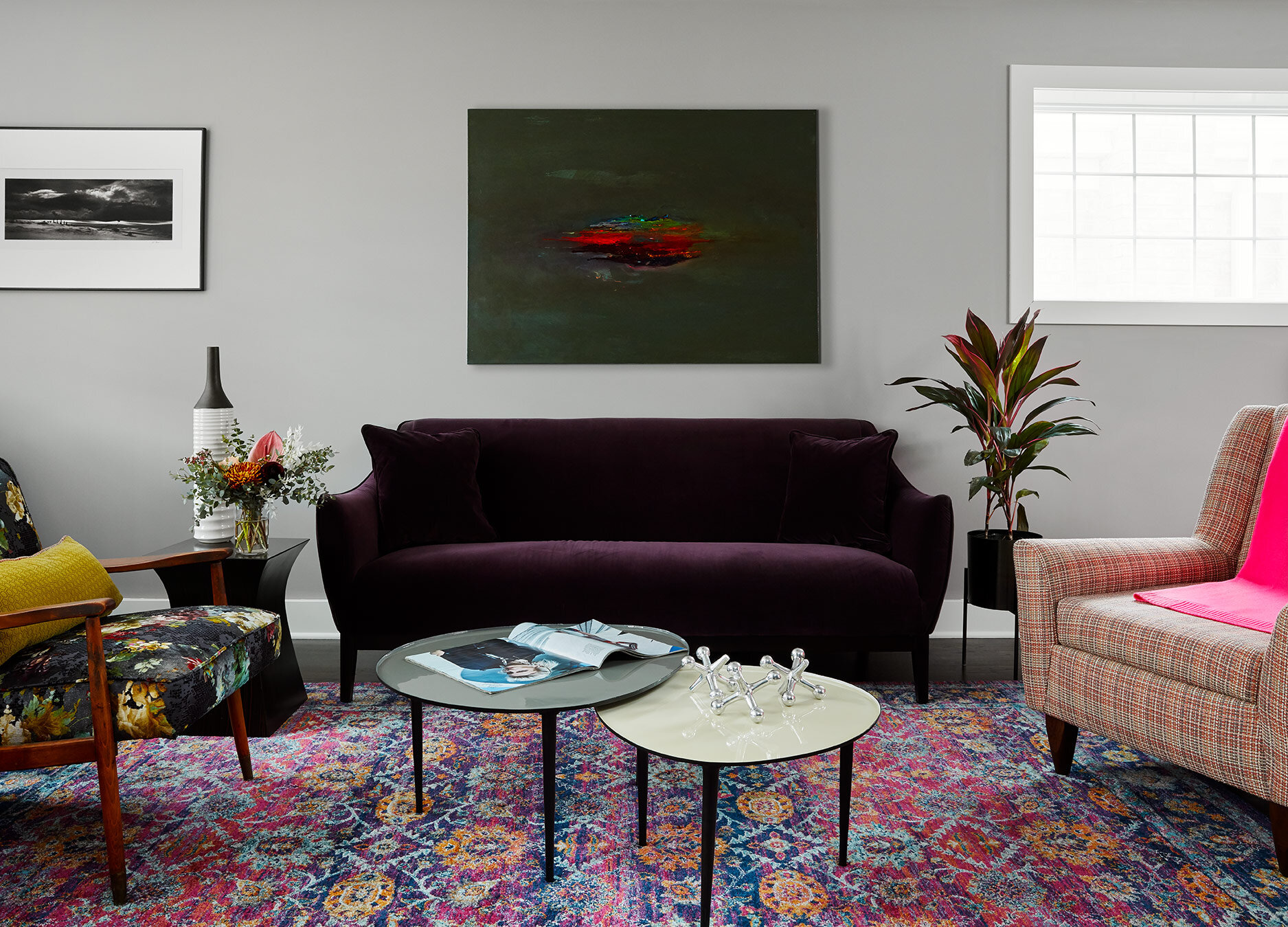 Living Room Design - Art Curation by Paula Interiors