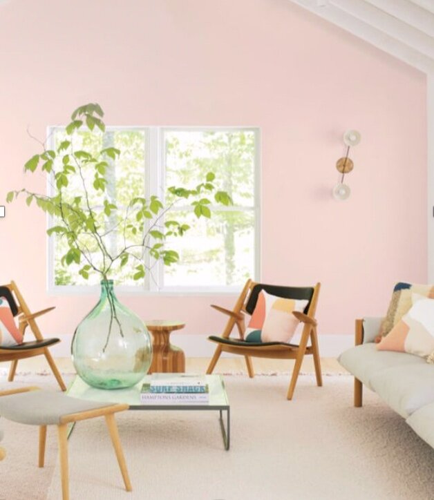 INTERIOR COLOR TRENDS 2020 Pastel Baby blue in interiors and