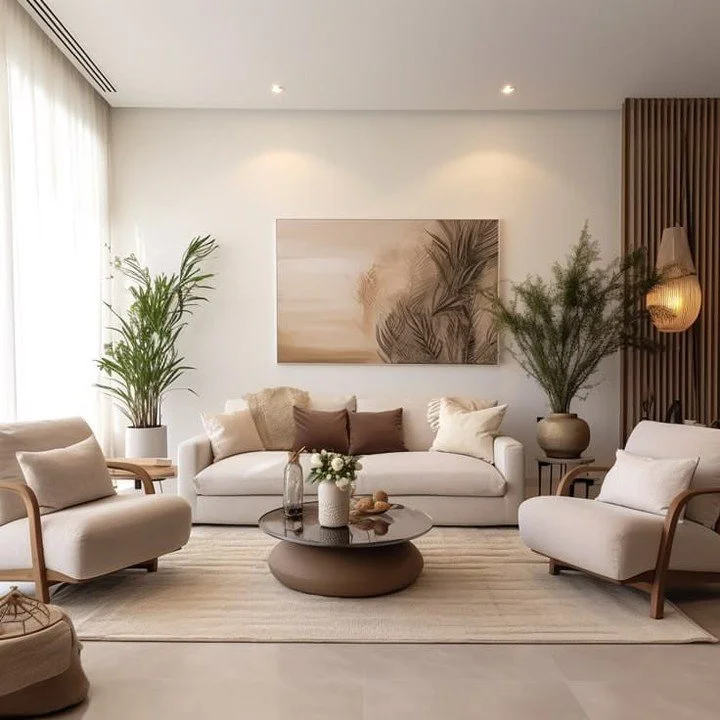 Soft tones and layered textures- curated calm. 
#PaulaInteriorsInspo | 📷: @furniturestudio.egy

.
#inspo 
#livingroomdecor #livingroominspo #livingroomdesign #livingroomideas #interiordesign #modernhome #milliondollarhomes  #architecture #luxuryhome