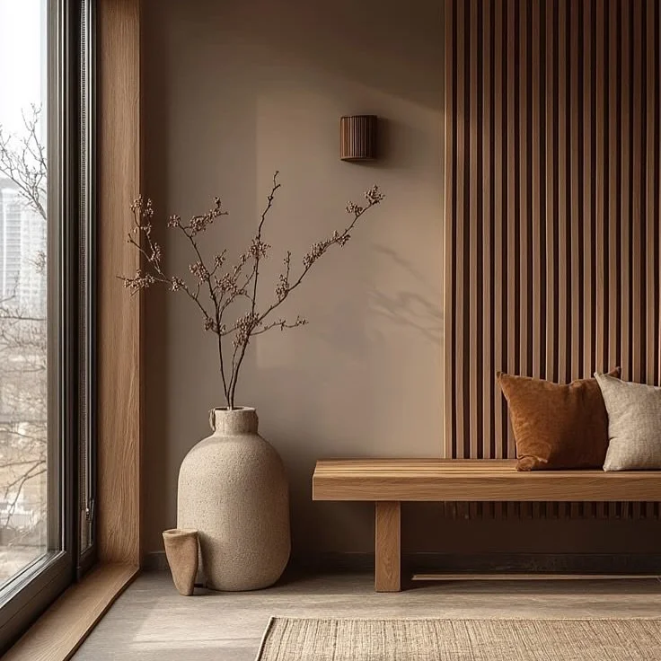 Our little woodland sanctuary. 
#PaulaInteriorsInspo | 📷: @homeportinteriors

.
#inspo 
#livingroomdecor #livingroominspo #livingroomdesign #livingroomideas #interiordesign #modernhome #milliondollarhomes  #architecture #luxuryhome #luxuryhomedesign