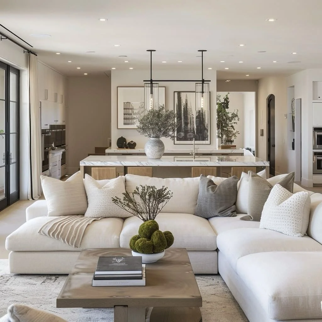 Every detail exudes luxury and warmth. 
#PaulaInteriorsInspo | 📷: @dklifestyles

.
#inspo 
#livingroomdecor #livingroominspo #livingroomdesign #livingroomideas #interiordesign #modernhome #milliondollarhomes  #architecture #luxuryhome #luxuryhomedes