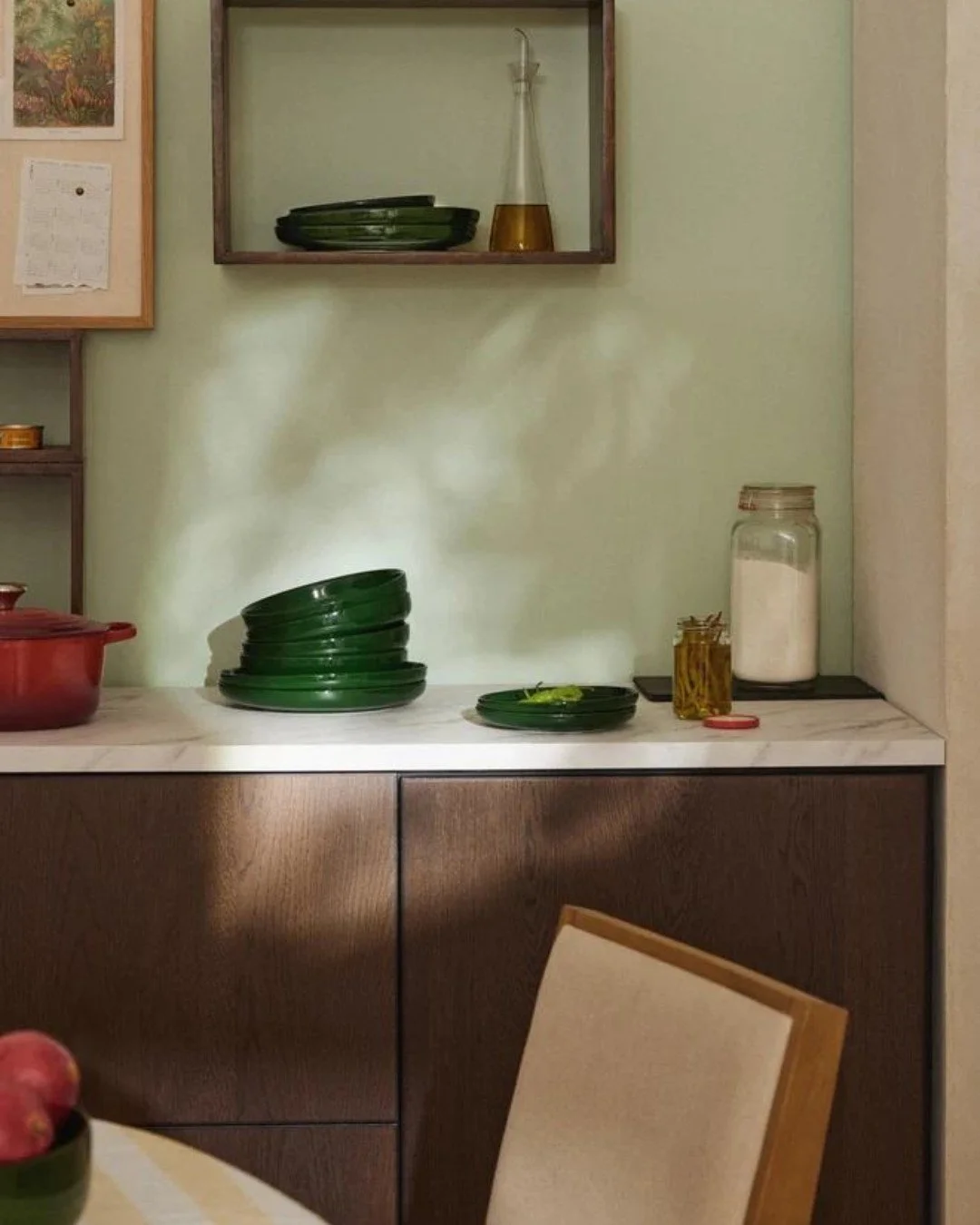 Mint green + natural light = magic ✨🌿
A combination that never fails. | 📷: @pinterest 

#mintgreen #interiordesign #homedecor #greeninspo #calmspaces #designinspiration