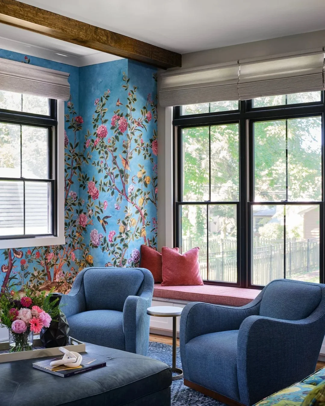 Wallpaper is where a room finds its voice. 
Pattern, texture, color&mdash;one wall is all it takes to shift the entire mood. ✨