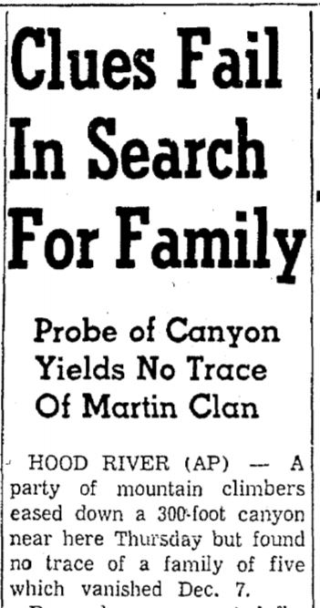 Oregonian Headline Dec 26, 1958