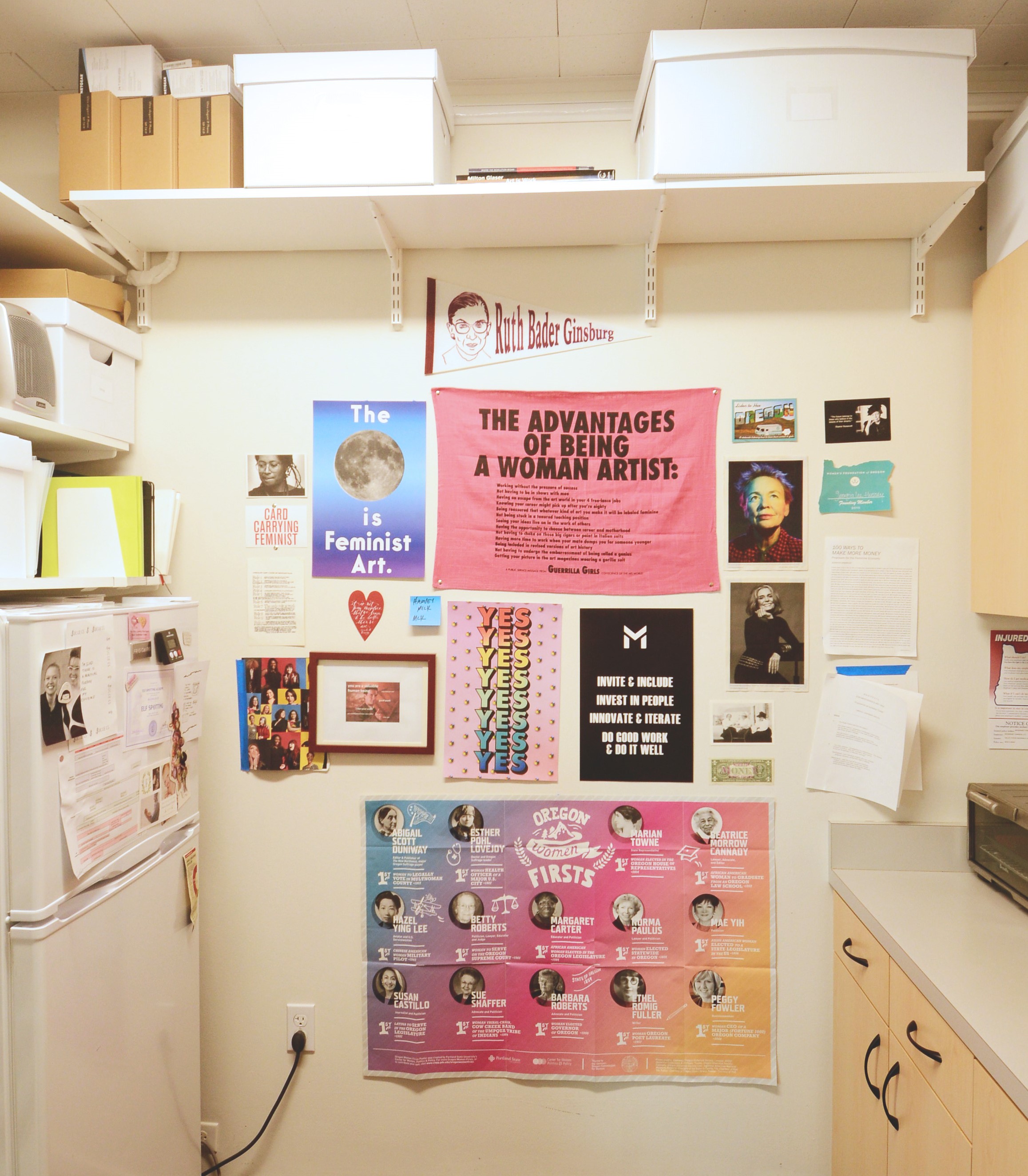 The Wall of Feminism and Equity provides daily inspiration. We are driven by a vision of financial empowerment that serves our people--those who value creativity and learning, visionaries of every gender and hue, those who are compassionate and kind.
