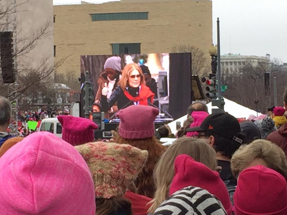 Chris and friends at the Women’s March on Washington Jan 21, 2017.