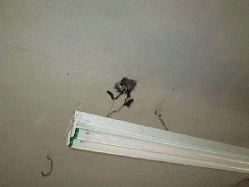 Repair: Electrical doesn't meet code.