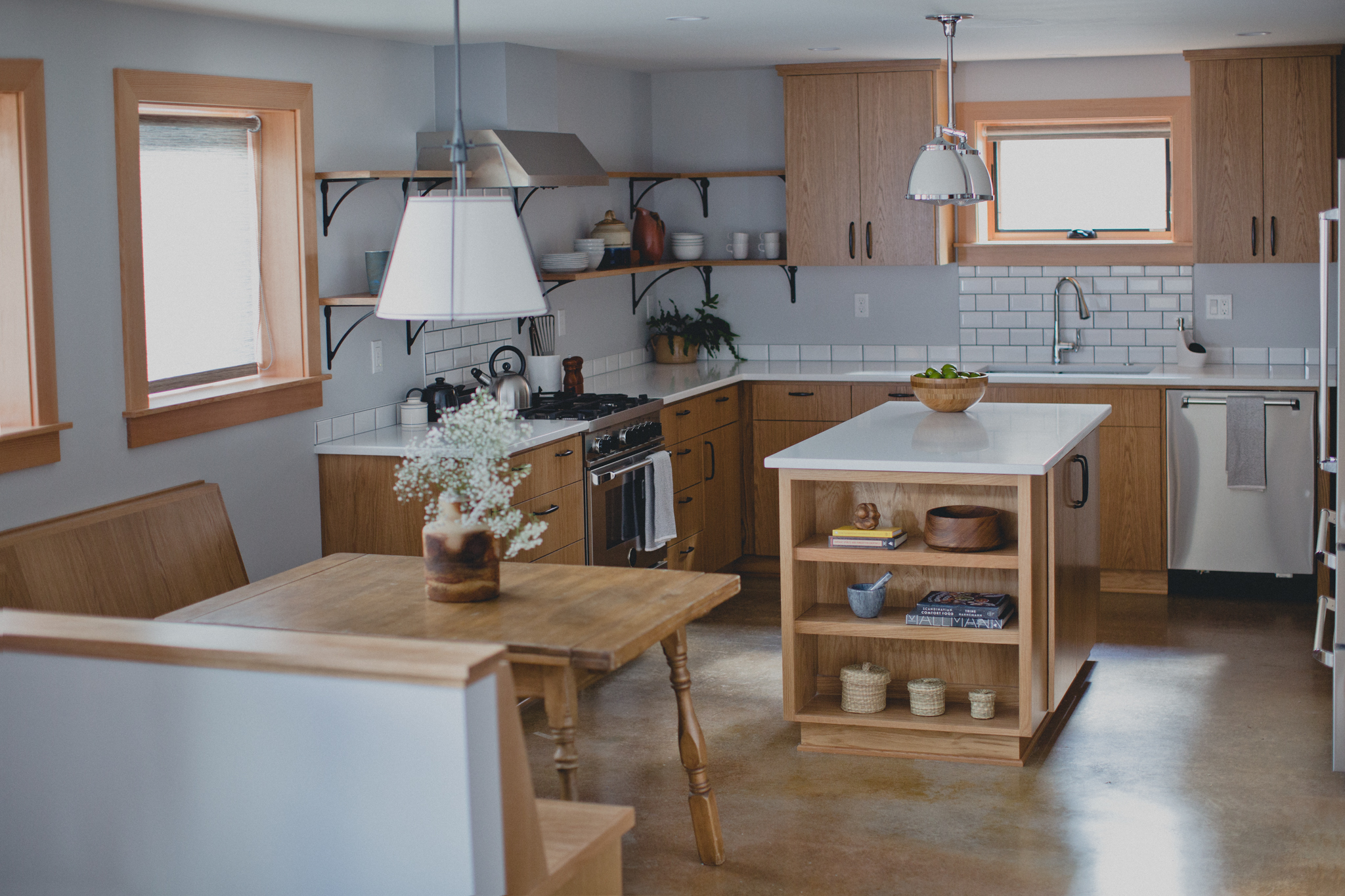 Downstairs kitchen in the ADU.