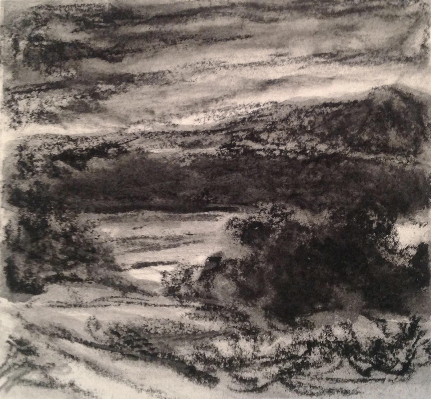 POETS' WALK 2006, 4.5 x 4.75 inches © 2016, Michael Kirk all rights reserved