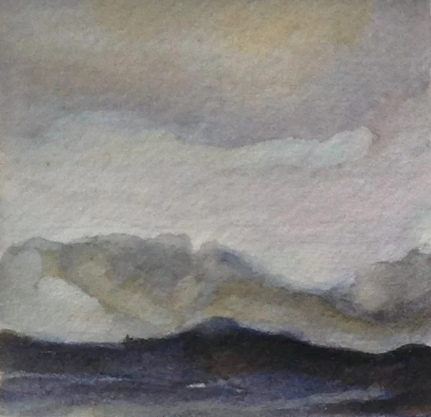 THE SHAPE OF THE WIND 2014, 2.5 x 2.5 inches © 2016, Michael Kirk all rights reserved