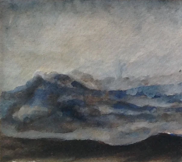 THE SHAPE OF THE WIND II 2014, 2.5 x 2.5 inches © 2016, Michael Kirk all rights reserved
