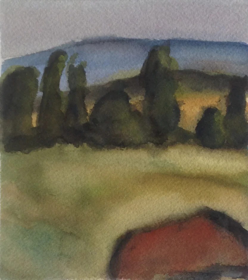 TICA'S FARM 1992, 5 x 4.5 inches © 2016, Michael Kirk all rights reserved