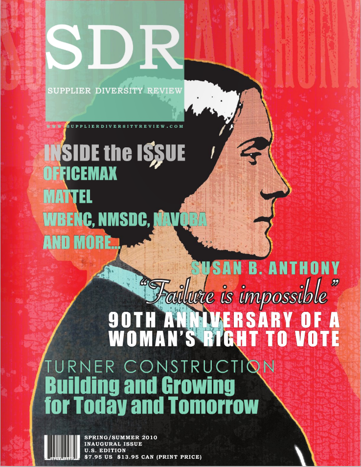 Susan B. Anthony - SDR Magazine Cover