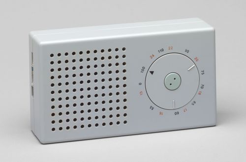 T3 Pocket transistor radio, 1958; Designed by Dieter Rams