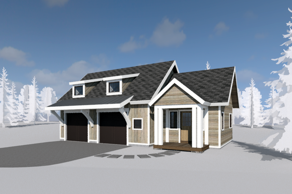 Large Carriage House Plans Sd Printed, 2 Car Garage Carriage House Plans