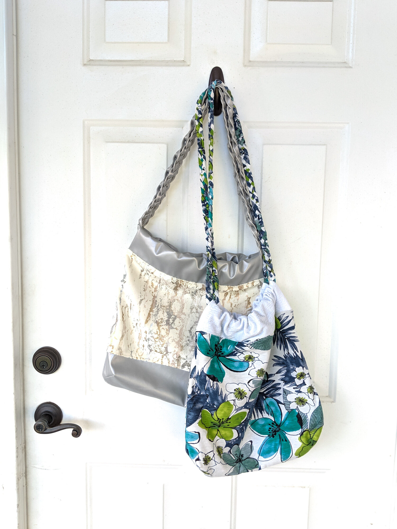 Easy Sew Slouchy Tote Bag With Free Pattern