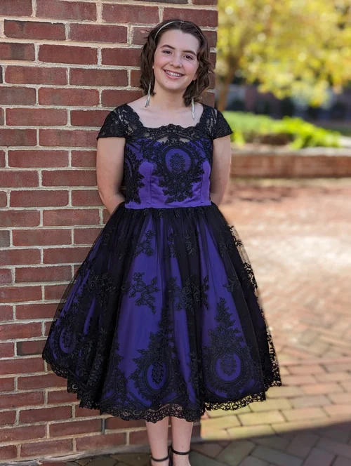make a homecoming dress Make an Entrance Lavender Homecoming Dress with Ruffles
