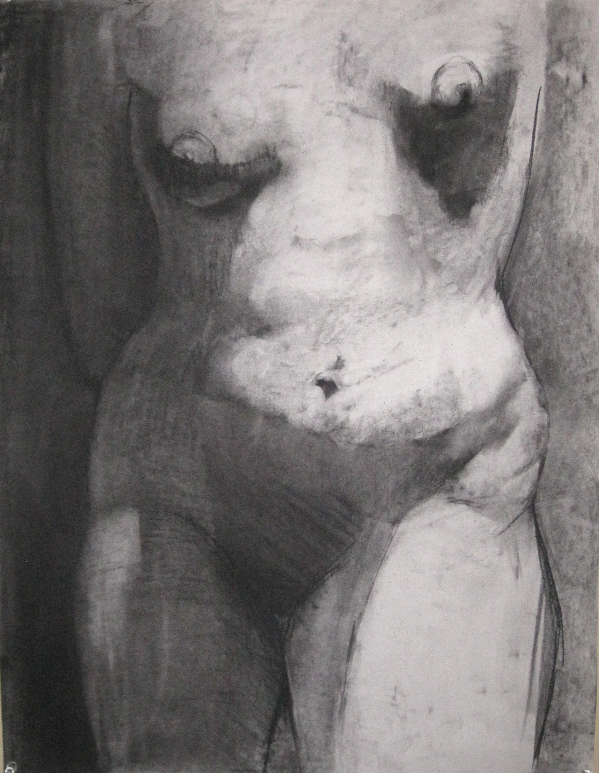 Charcoal on paper 18 x 24"