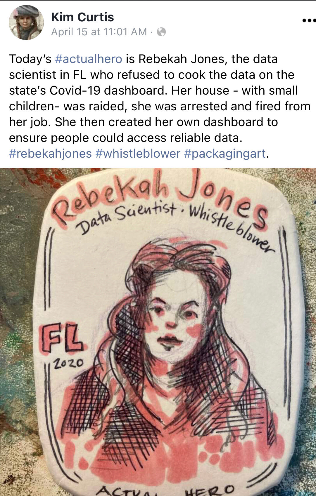 #actualhero: Rebekah Jones