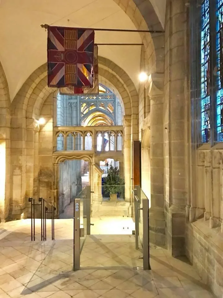 Platform Lift in Gloucester Cathedral