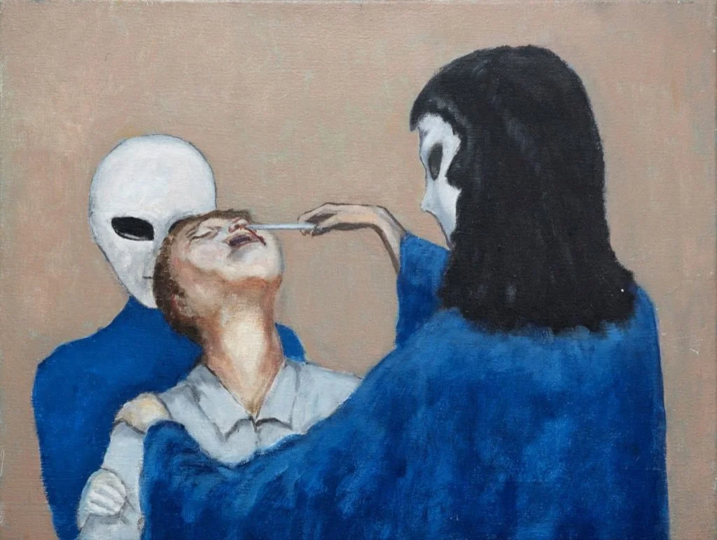David Huggins, Implant. Image courtesy of Love & Saucers/Artsy.