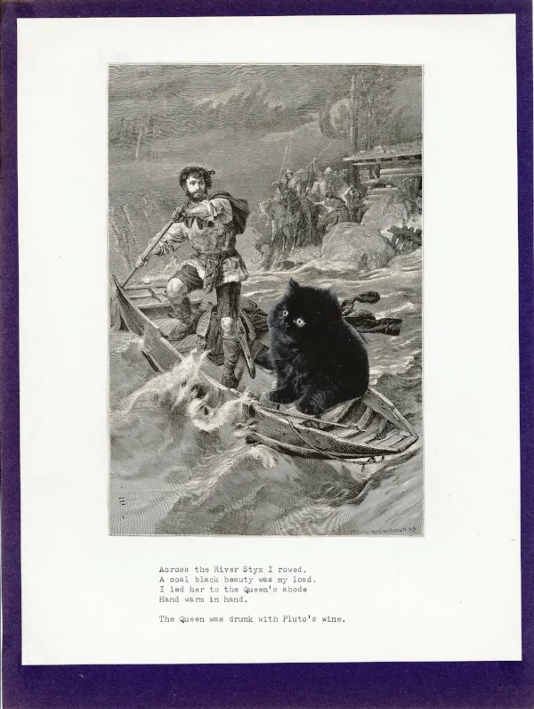 Helen Adam, page from In Harpy Land, 1976–1977 . Credit: The Poetry Collection of the University Libraries, University at Buffalo, The State University of New York.