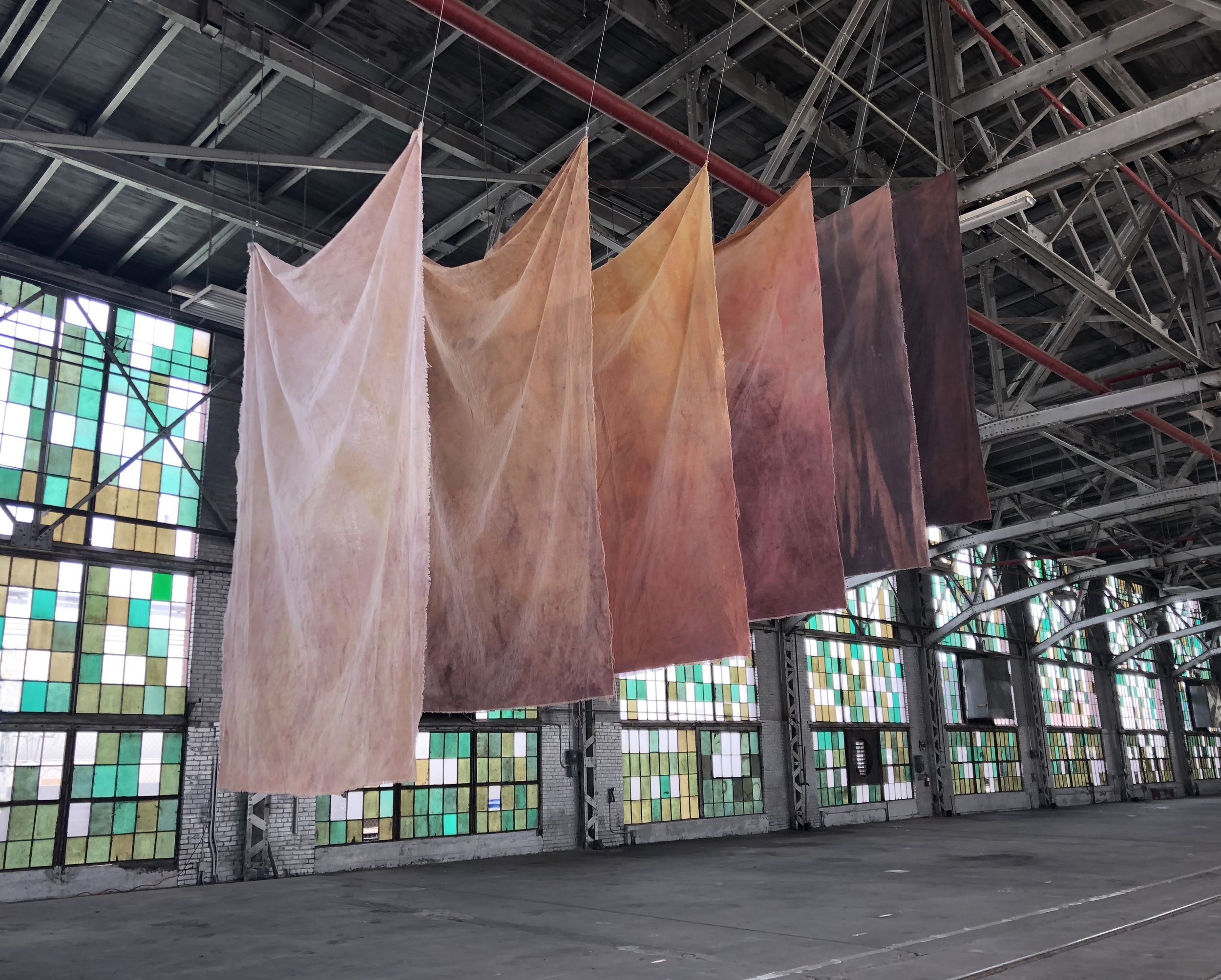  Hourseyes (Joni Tobin) and I made this installation for OneBeat’s international music event at Albuquerque Railyards, with 516 Arts, curated by Rachelle Pablo. Nov 2023 