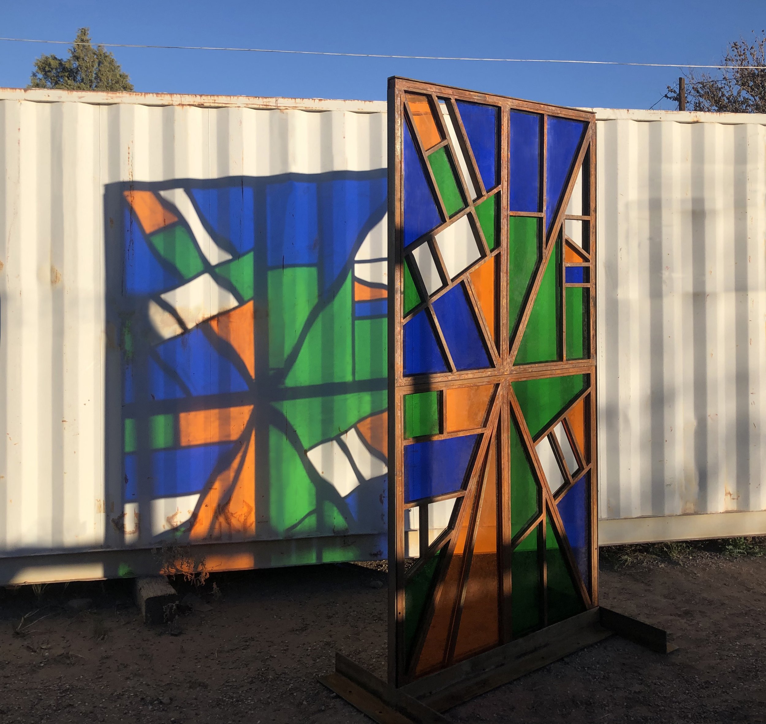  Palm Desert Window, public art commission for El Paseo, Palm Desert, CA. 2020  