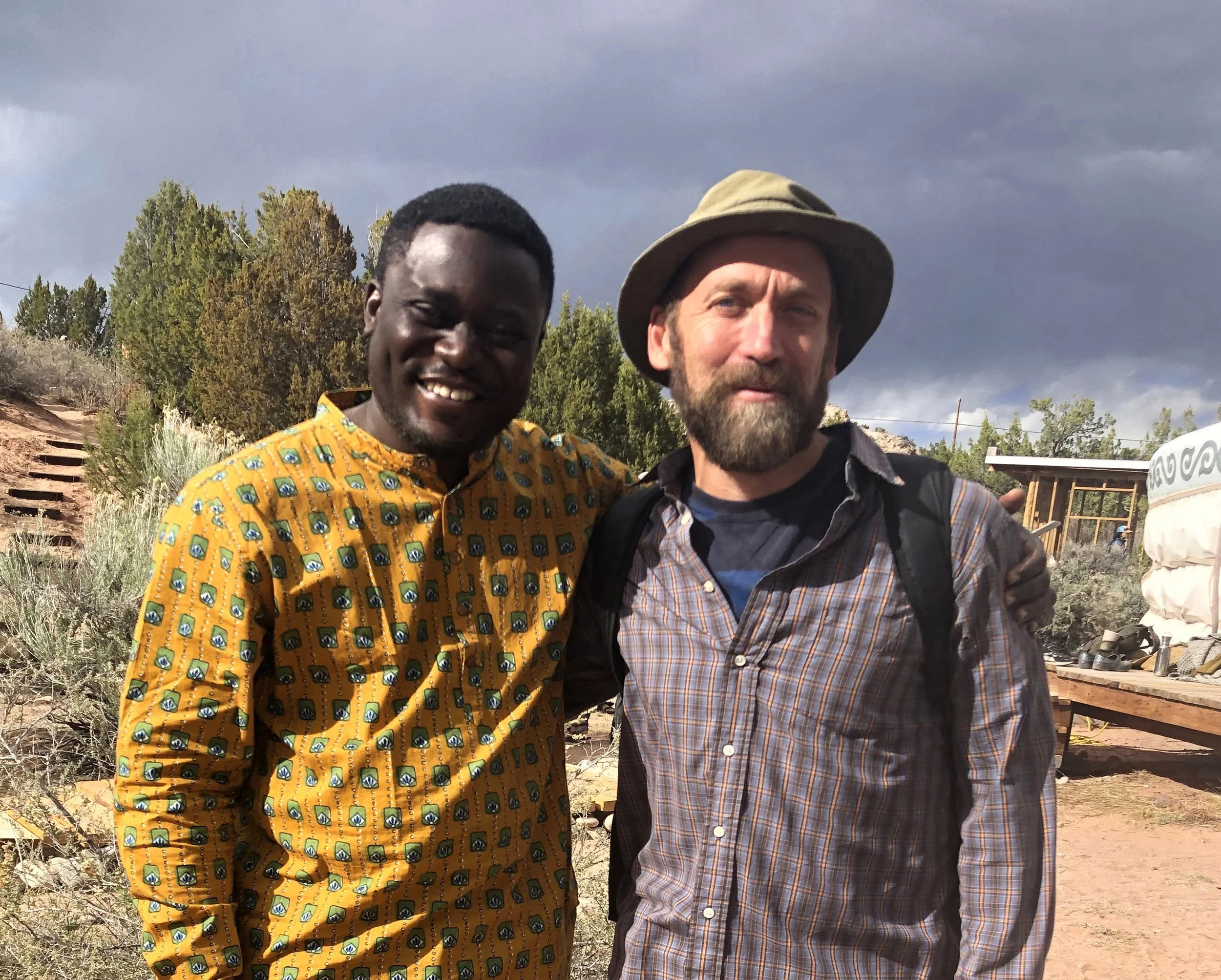 BJM and Bayo Akomolafe in Abiquiu, New Mexico 