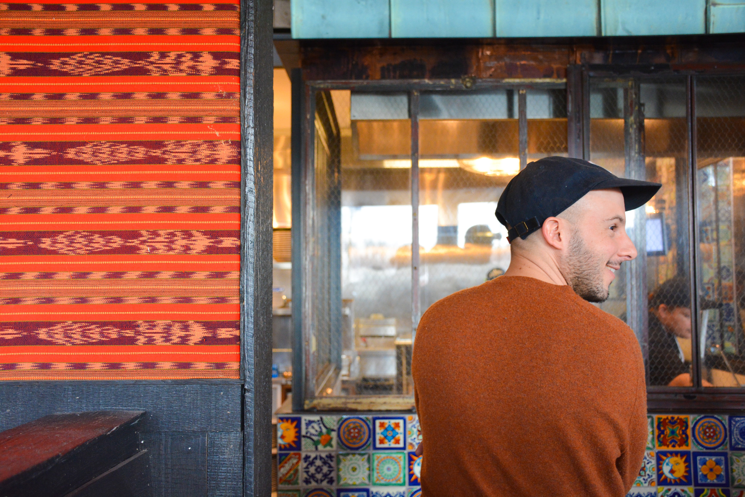 Ari Gejdenson, founder of Mindful Restaurant Group, at La Puerta Verde