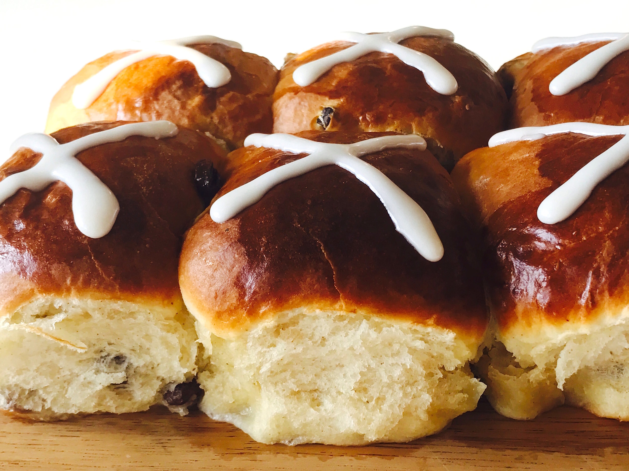 Bayou Bakery, Coffee Bar & Eatery's Sour Cherry Hot Cross Buns