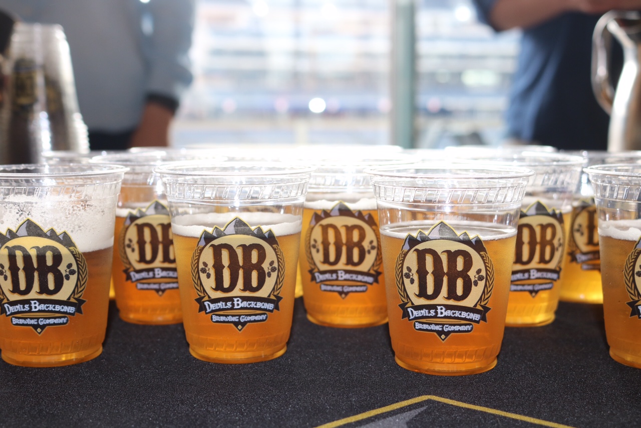 The new Devils Backbone Earned Run Ale. (Photo courtesy of the Washington Nationals)