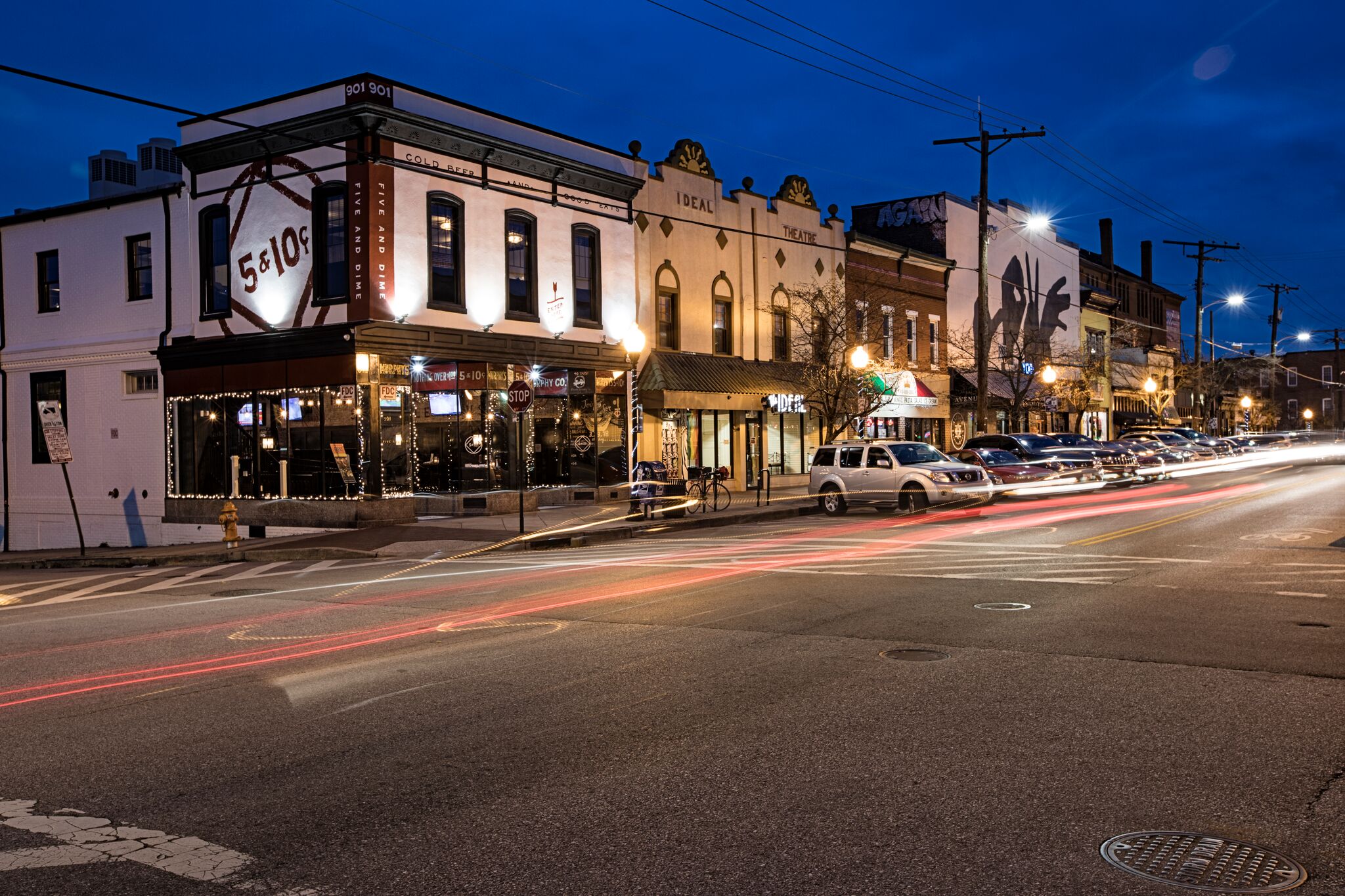 "The Avenue" houses shops and restaurants for visitors and Baltimore locals alike.