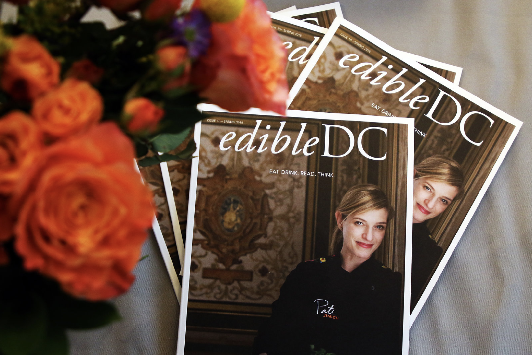 The Spring issue of EdibleDC Magazine. 